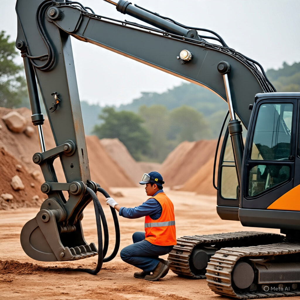 สายไฮดรอลิค (Hydraulic Hose) ที่ใช้กับเครื่องจักรขนาดใหญ่2